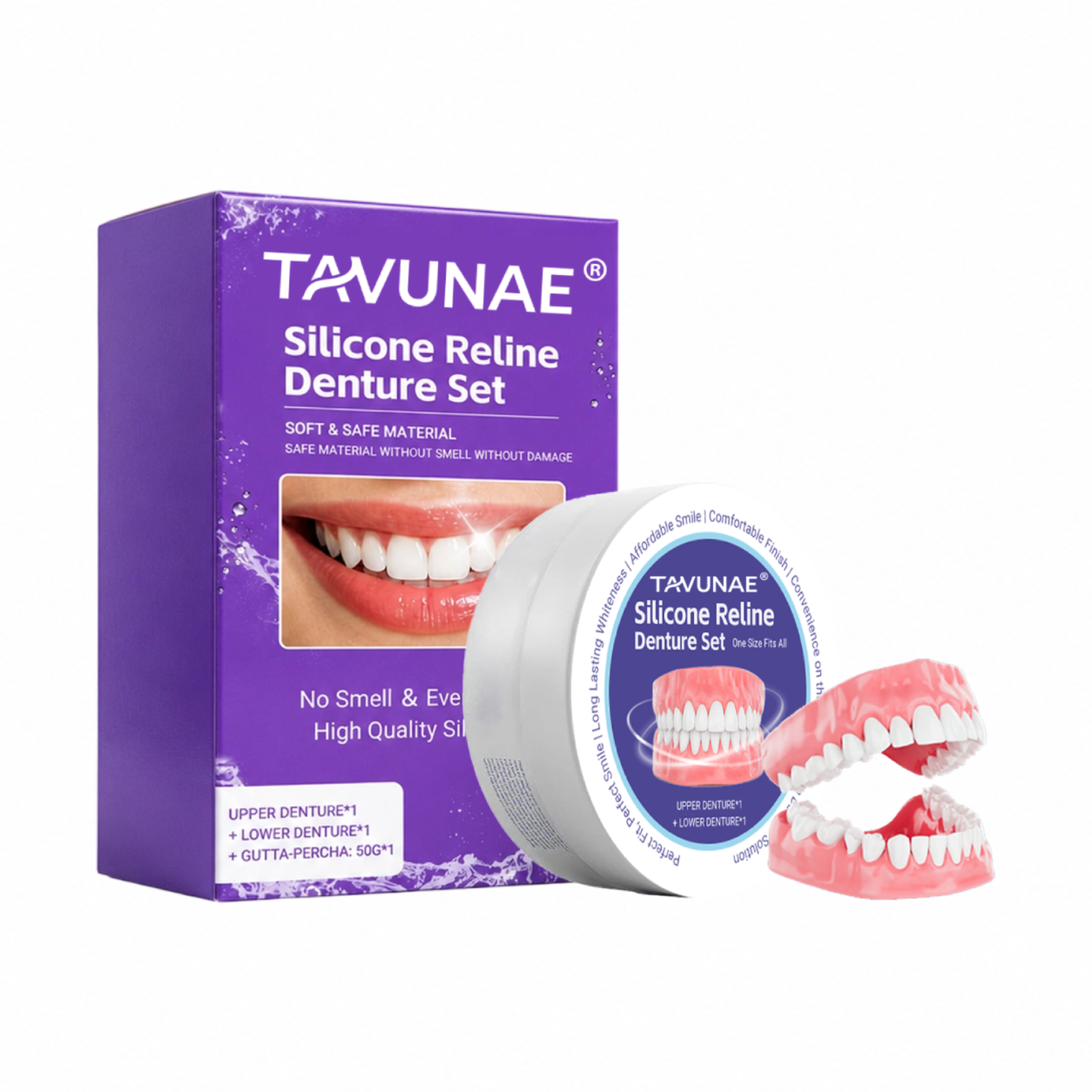 Tavunae® Silicone Reline Denture Set