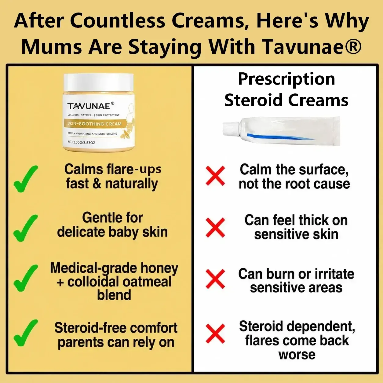 Tavunae® moisturising cream with oat lipids