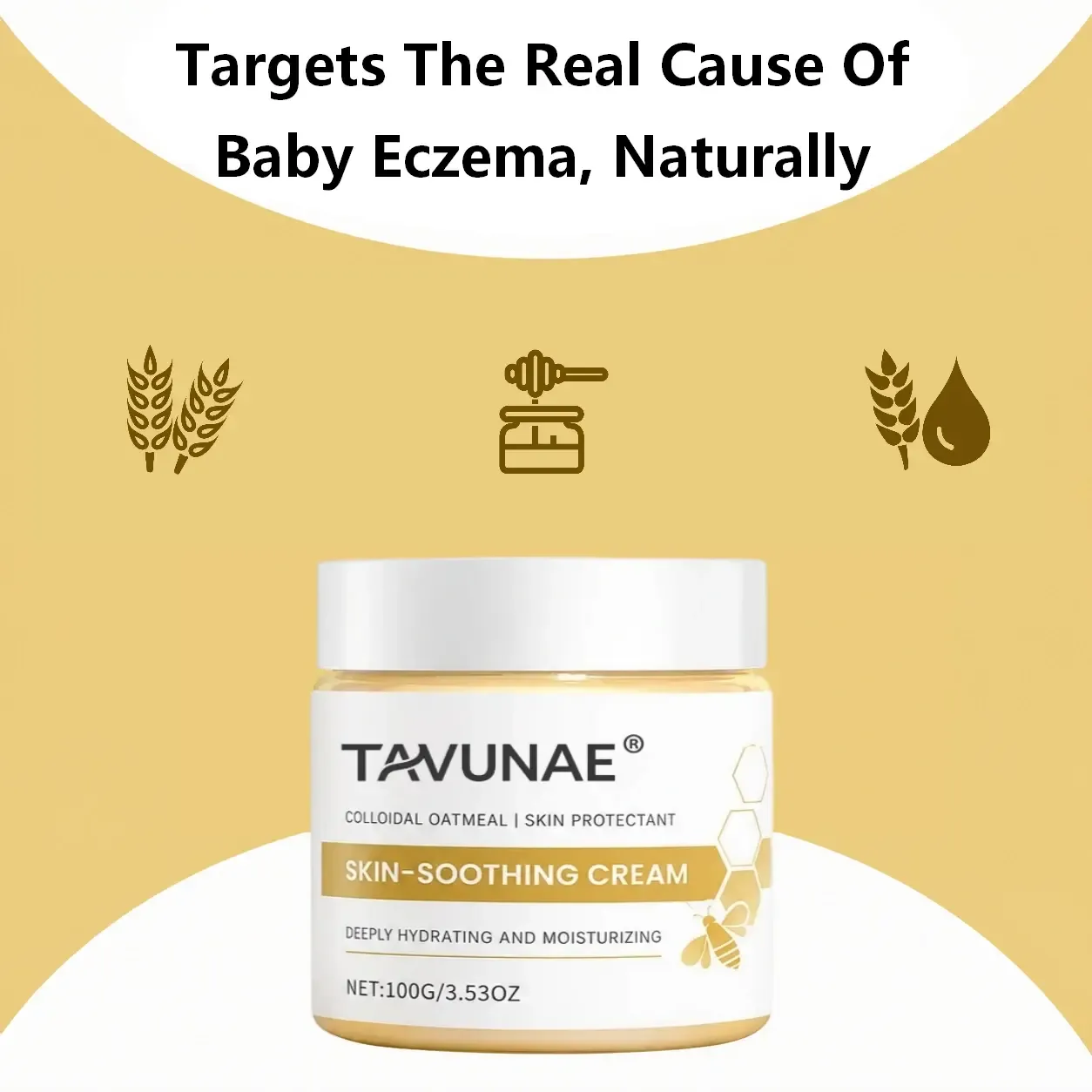 Tavunae® paraben-free colloidal oatmeal cream