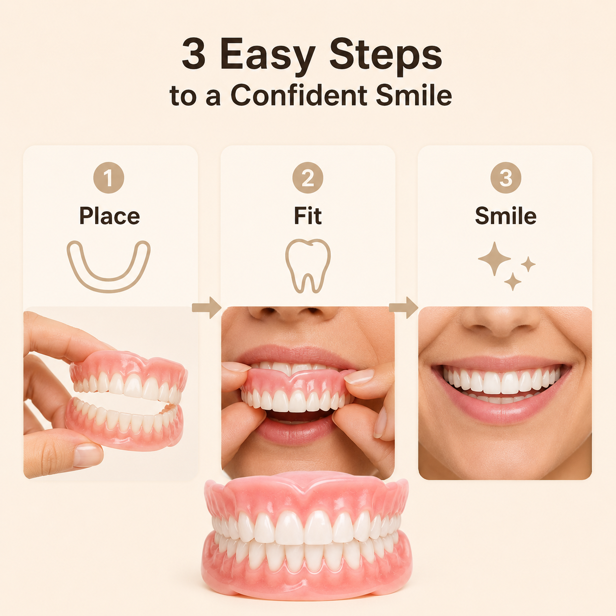 GGV adhesive-free dentures