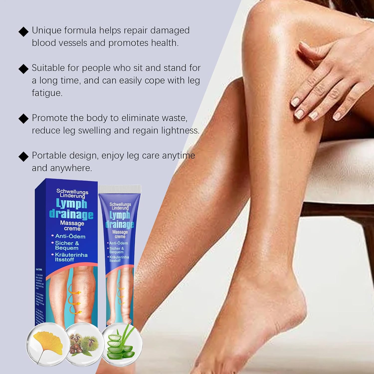 VitaLegs™ non-sticky botanical leg cream