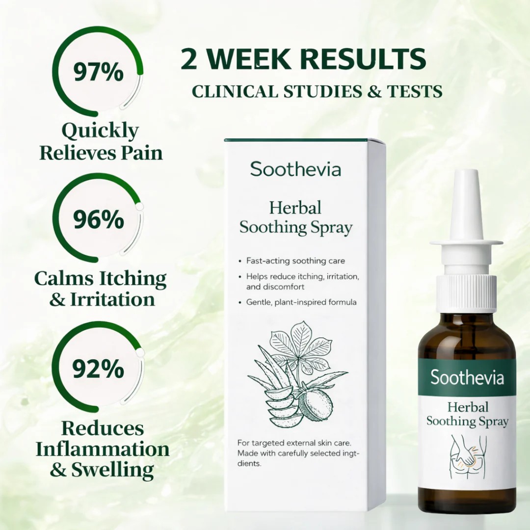 Soothevia soothing spray with aloe