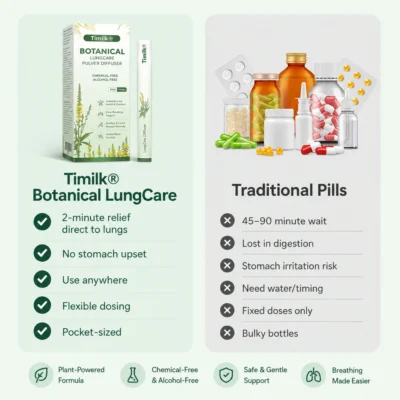 Timilk® Botanical LungCare Mullein Diffuser pen with 240 uses