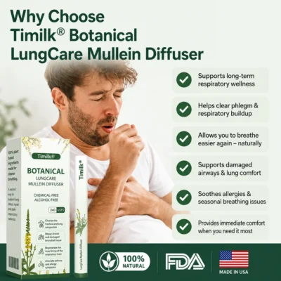 Timilk® Botanical LungCare Mullein Diffuser