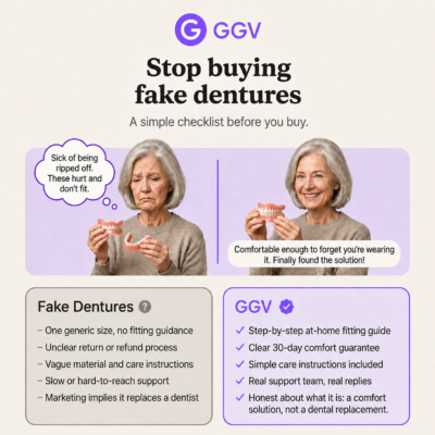 GGV moldable denture set