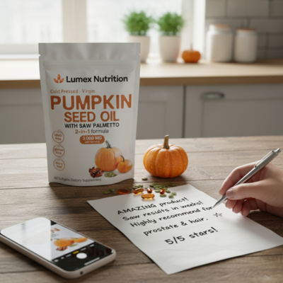 Lumex Nutrition Pumpkin Seed Oil Softgels