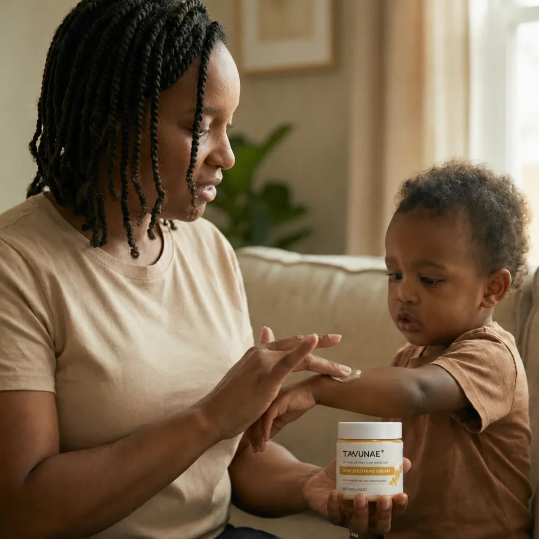 Tavunae® oatmeal cream with natural beeswax