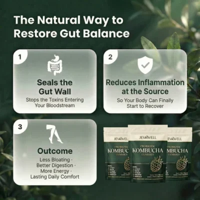 Jevawell once-daily chewable probiotic gummy