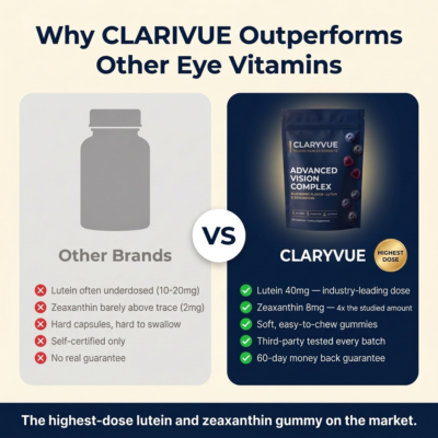 Claryvue gummies with lutein and zeaxanthin