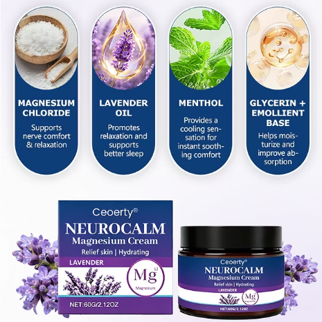 Ceoerty® topical magnesium cream for daily use