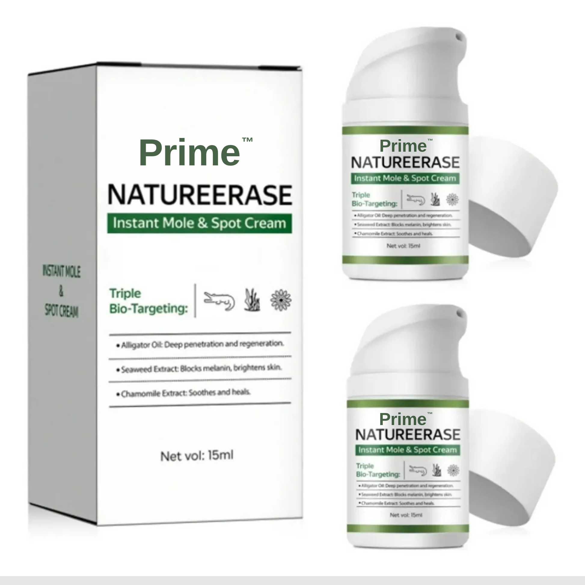 Prime® NatureErase cream with seaweed extract