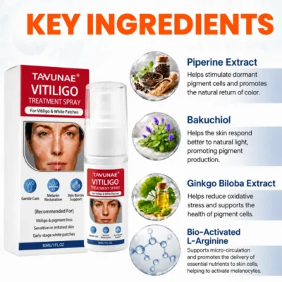 Tavunae® skin spray with ginkgo biloba and L-arginine