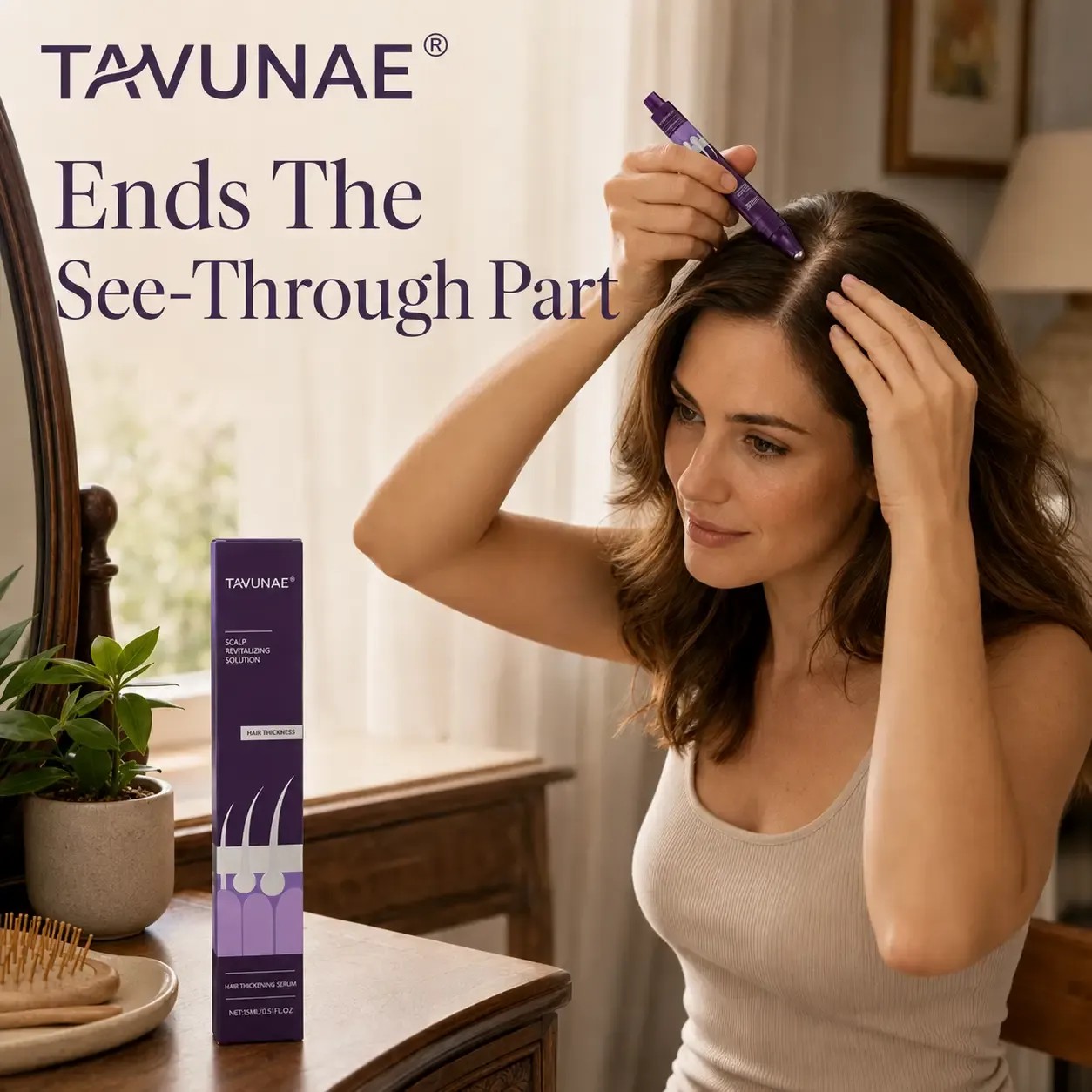Tavunae® cooling scalp serum with menthol