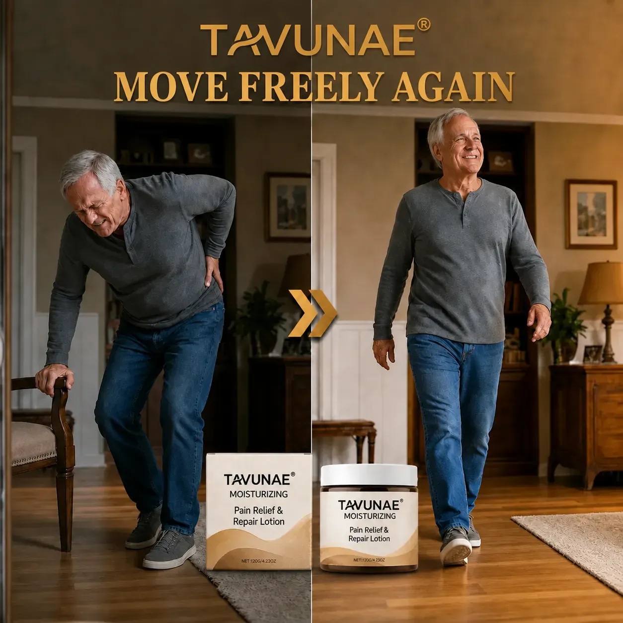 Tavunae® non-greasy cream for feet, hands, and calves