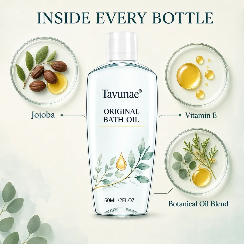 Tavunae® botanical body oil for dry skin