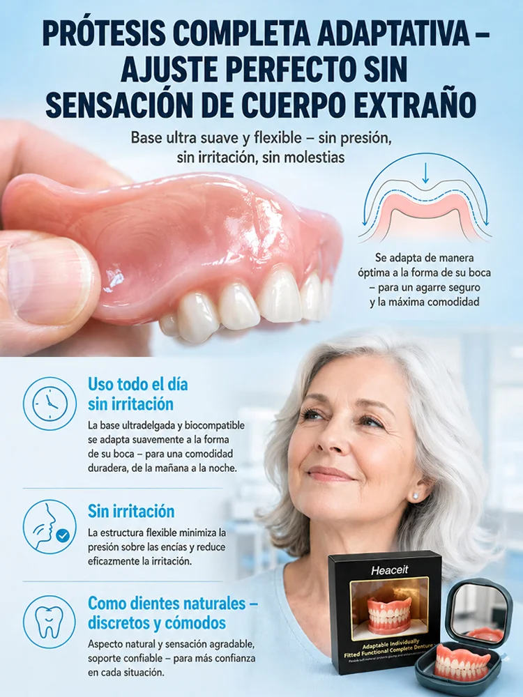 Heaceit dentadura removible para uso en casa