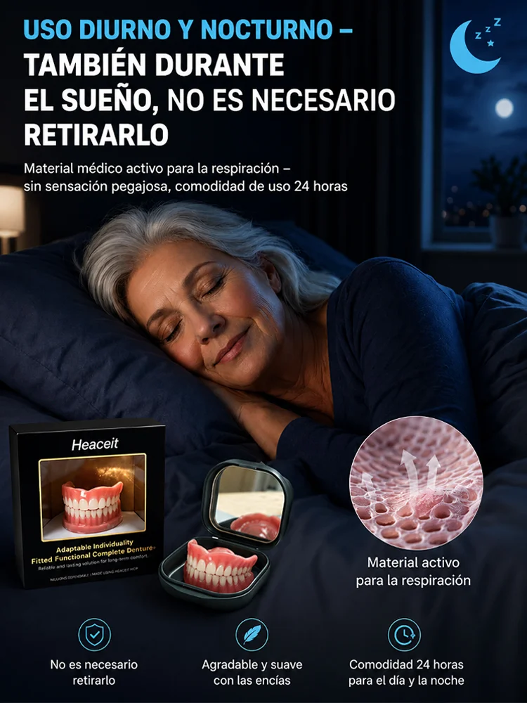 Heaceit prótesis dental completa moldeable en agua caliente