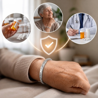 Lavouria Armband mit Gravur für Typ-1-Diabetes