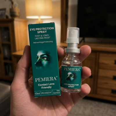 Pemiera™ closed-eyelid spray for dry and tired-feeling eyes