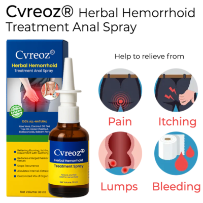 Cvreoz® herbal spray with Calendula label text