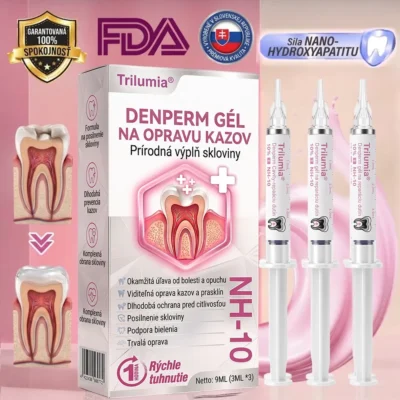 Trilumia DenPerm gél s 10 % nanohydroxyapatitu NH-10