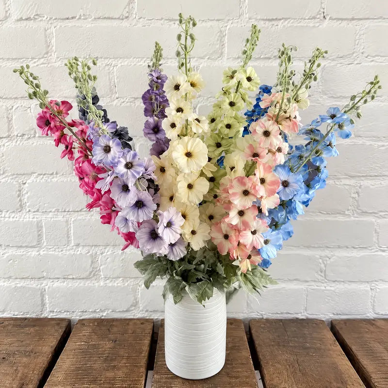 Viresta Hollyhocks - Tall, Colorful Flowers