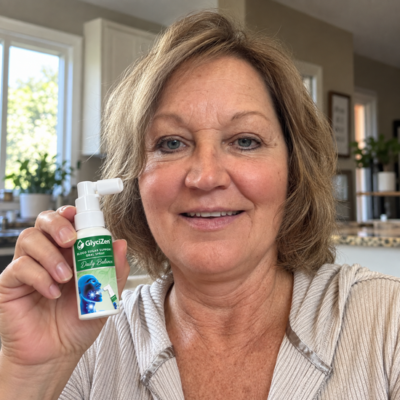 GlyciZen™ mouth spray containing mulberry leaf extract