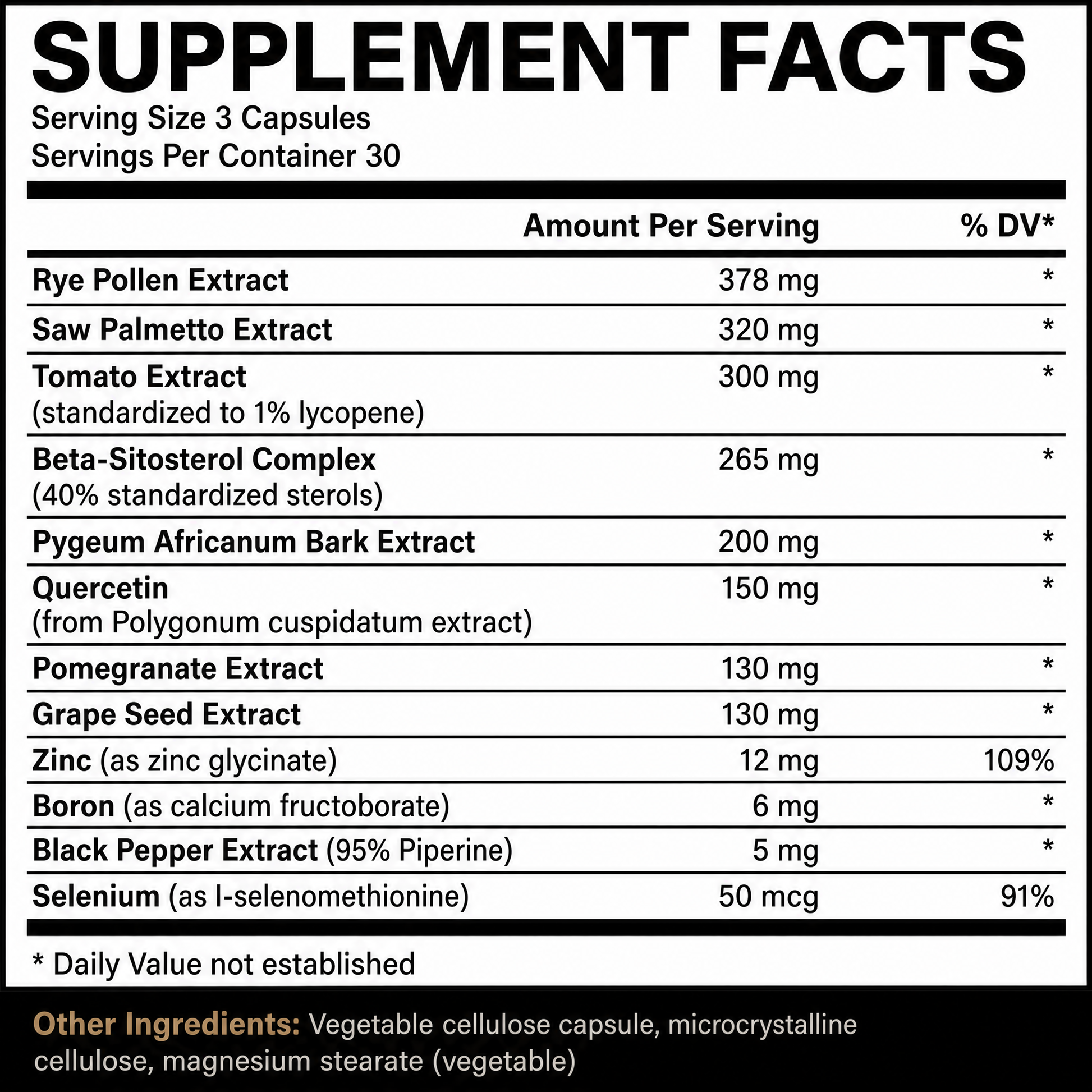 ApexFlow capsules with pomegranate and grape seed extract
