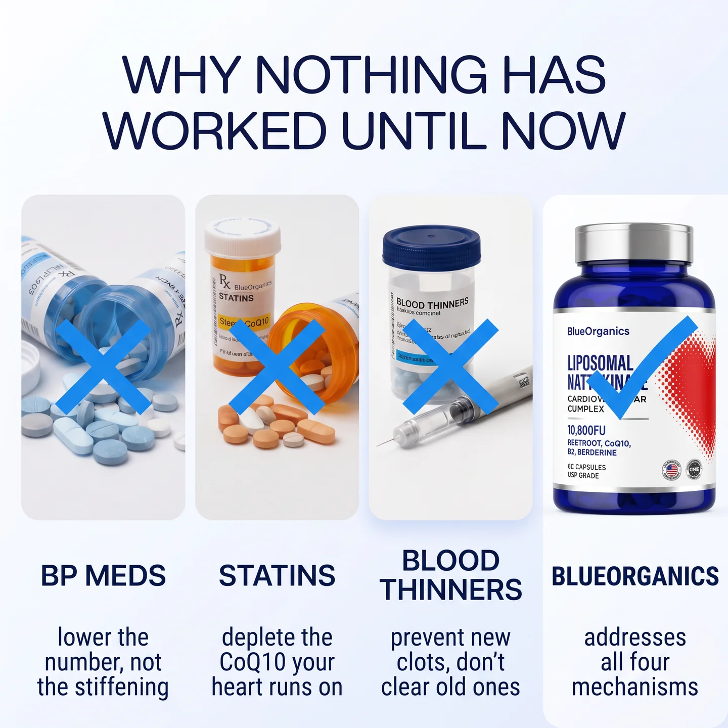 BlueOrganics vitamin K2 as MK-7 at 200 mcg per serving