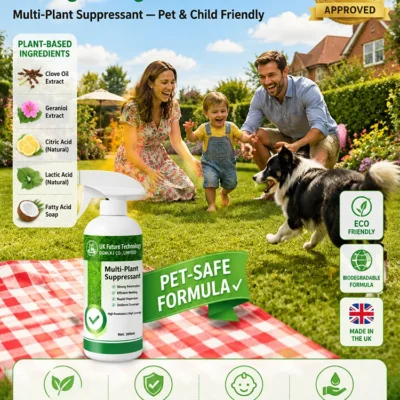 Ready-to-use outdoor plant suppressant spray