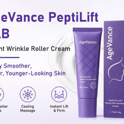 AgeVance lightweight cream with a silky texture and non-greasy finish