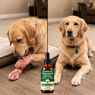 PawBiome dog drops as an alternative to pills or hidden tablets