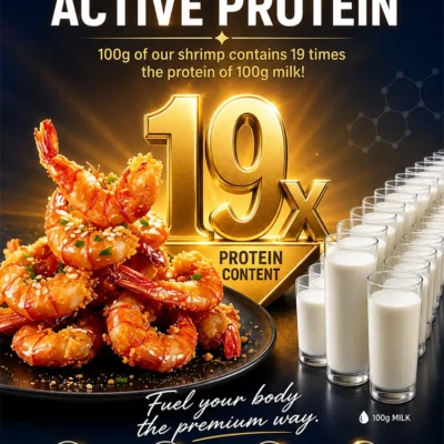 Whole prawn bites with crisp seasoned coating